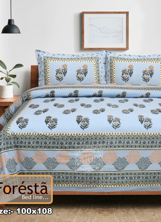 Foresta Double Bed Bedsheet-17